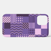 Waves Stripes Punkte: Moderne Nahtlos. Case-Mate iPhone Hülle (Rückseite (Horizontal))
