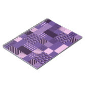 Waves Stripes Punkte: Moderne Nahtlos. Notizblock (Linke Seite)
