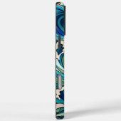 Waves & Sun Rays Gestaltete Glaskunst Case-Mate iPhone Hülle (Rückseite / Rechts)