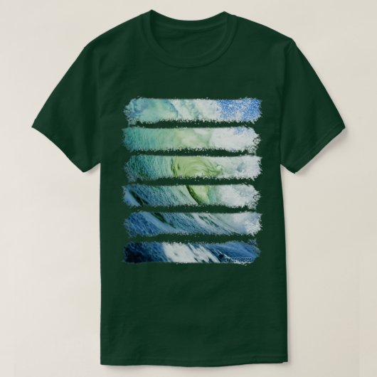 Waves Sun Surf Water Beach Ocean Sea 1 T-Shirt (Design vorne)