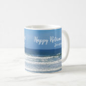 Waves & surf pensionierte Glückwünsche Kaffeetasse (VorderseiteRechts)