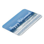 Waves & surf pensionierte Glückwünsche Magnet (Linke Seite)