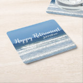 Waves & Surf-Ruhestandsgeschenk Rechteckiger Pappuntersetzer (angewinkelt)