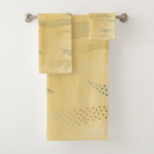 Waves Tiger (stilisiertes Muster) 1 Badhandtuch Set (Insitu)