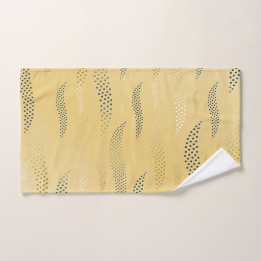 Waves Tiger (stilisiertes Muster) 1 Badhandtuch Set (Handtuch)