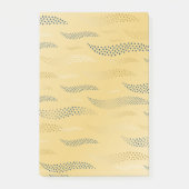 Waves Tiger (stilisiertes Muster) 1 Post-it Klebezettel (Vorderseite)
