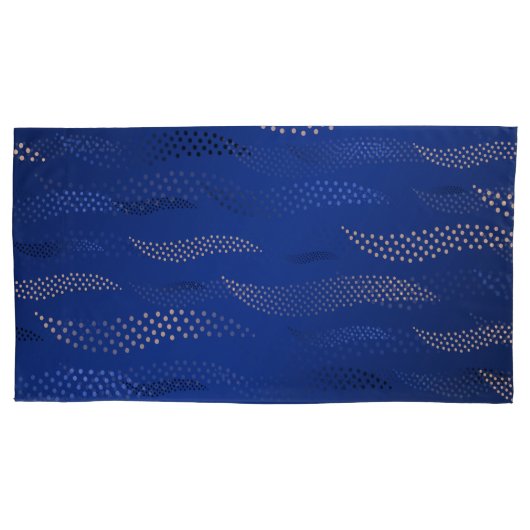 Waves Tiger (stilisiertes Muster) 2 Kissenbezug (Vorderseite)