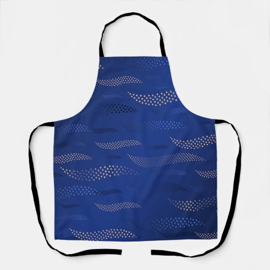 Waves Tiger (stilisiertes Muster) 2 Schürze (Vorderseite)