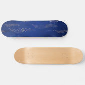 Waves Tiger (stilisiertes Muster) 2 Skateboard (Horizontal)