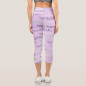 Waves Tiger (stilisiertes Muster) 3 Capri Leggings (Rückseite)