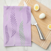 Waves Tiger (stilisiertes Muster) 3 Geschirrtuch (Viertel Falte)