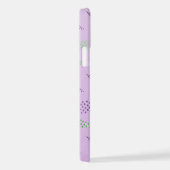 Waves Tiger (stilisiertes Muster) 3 iPhone Hülle (Rechte Seite)