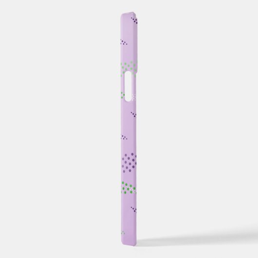 Waves Tiger (stilisiertes Muster) 3 iPhone Hülle (Rechte Seite)