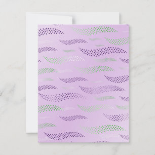 Waves Tiger (stilisiertes Muster) 3 Mitteilungskarte