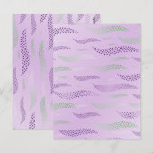Waves Tiger (stilisiertes Muster) 3 Postkarte (Vorne/Hinten)