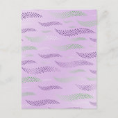 Waves Tiger (stilisiertes Muster) 3 Postkarte (Vorderseite)