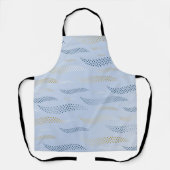Waves Tiger (stilisiertes Muster) 4 Schürze (Vorderseite)