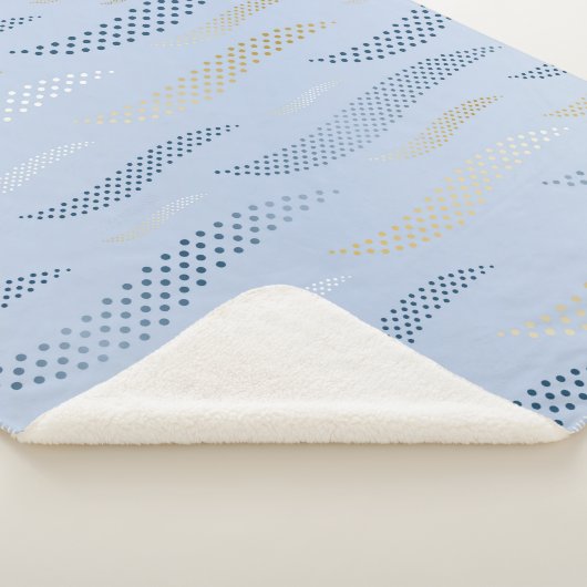 Waves Tiger (stilisiertes Muster) 4 Sherpadecke (3/4)