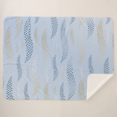 Waves Tiger (stilisiertes Muster) 4 Sherpadecke (Vorderseite (Horizontal))