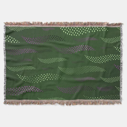 Waves Tiger (stilisiertes Muster) 5 Decke (Vorderseite)