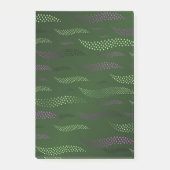Waves Tiger (stilisiertes Muster) 5 Post-it Klebezettel (Vorderseite)