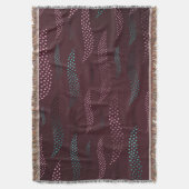 Waves Tiger (stilisiertes Muster) 6 Decke (Vorderseite Vertikal)