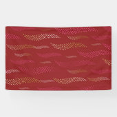 Waves Tiger (stilisiertes Muster) 8 Banner (Horizontal)