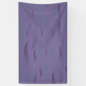 Waves Tiger (stilisiertes Muster) 9 Banner (Vertikal)