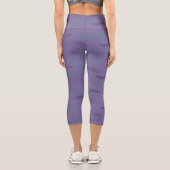 Waves Tiger (stilisiertes Muster) 9 Capri Leggings (Rückseite)