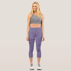 Waves Tiger (stilisiertes Muster) 9 Capri Leggings