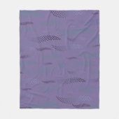 Waves Tiger (stilisiertes Muster) 9 Fleecedecke (Vorderseite)
