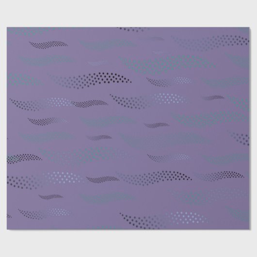 Waves Tiger (stilisiertes Muster) 9 Geschenkpapier (Flach)