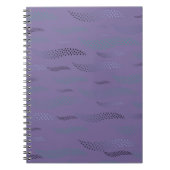 Waves Tiger (stilisiertes Muster) 9 Notizblock (Vorderseite)