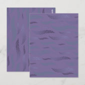 Waves Tiger (stilisiertes Muster) 9 Postkarte (Vorne/Hinten)