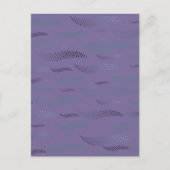 Waves Tiger (stilisiertes Muster) 9 Postkarte (Vorderseite)