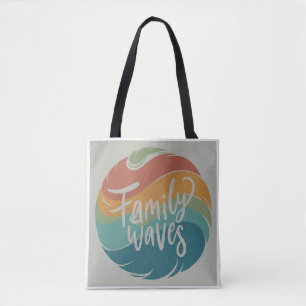 Waves Tote Bag Tasche