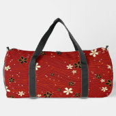 Waves und Petals Duffle Bag (Rückseite)