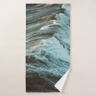 WAVES VINTAGES FOTO BADEHANDTUCH