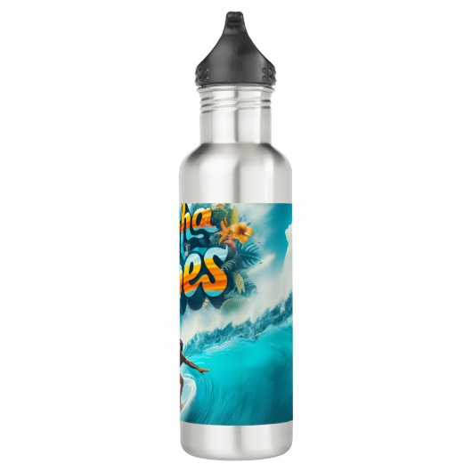 Waves & Wanderlust Collection Edelstahlflasche (Rechts)