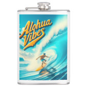 Waves & Wanderlust Collection Flachmann (Vorderseite)