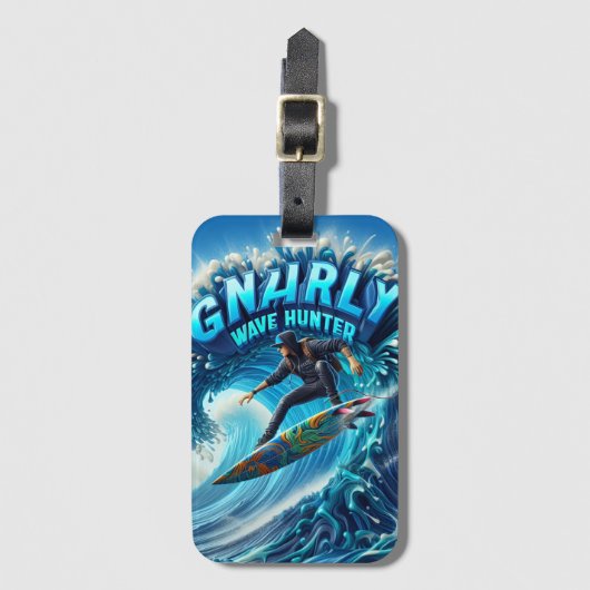 Waves & Wanderlust Collection Gepäckanhänger (Vorderseite Vertikal)