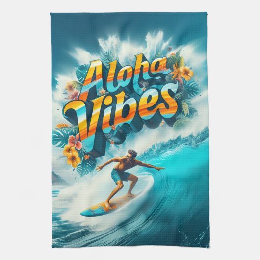 Waves & Wanderlust Collection Geschirrtuch (Vertikal)