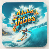 Waves & Wanderlust Collection Getränkeuntersetzer (Vorderseite)