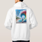 Waves & Wanderlust Collection Hoodie (Rückseite)