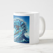Waves & Wanderlust Collection Jumbo-Tasse (Vorderseite Rechts)