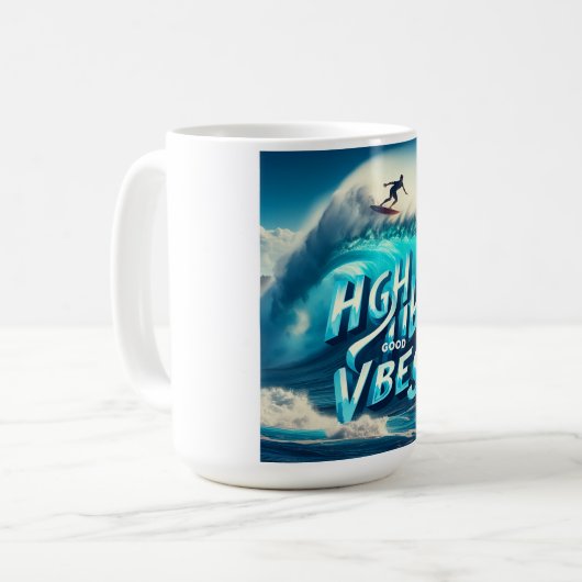 Waves & Wanderlust Collection Kaffeetasse (Vorderseite Links)