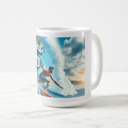 Waves & Wanderlust Collection Kaffeetasse (VorderseiteRechts)