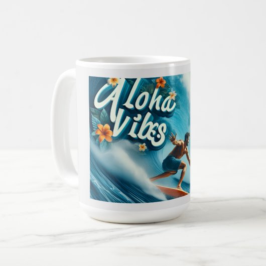 Waves & Wanderlust Collection Kaffeetasse (Vorderseite Links)