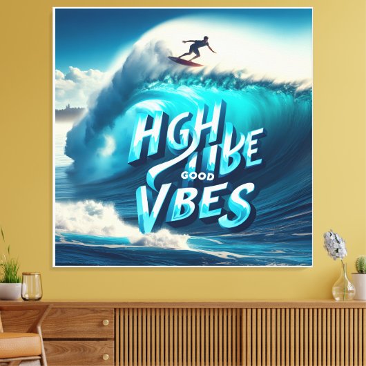 Waves & Wanderlust Collection Leinwanddruck (Insitu (Wohnzimmer))