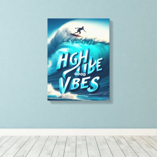 Waves & Wanderlust Collection Leinwanddruck (Insitu (Holzboden))